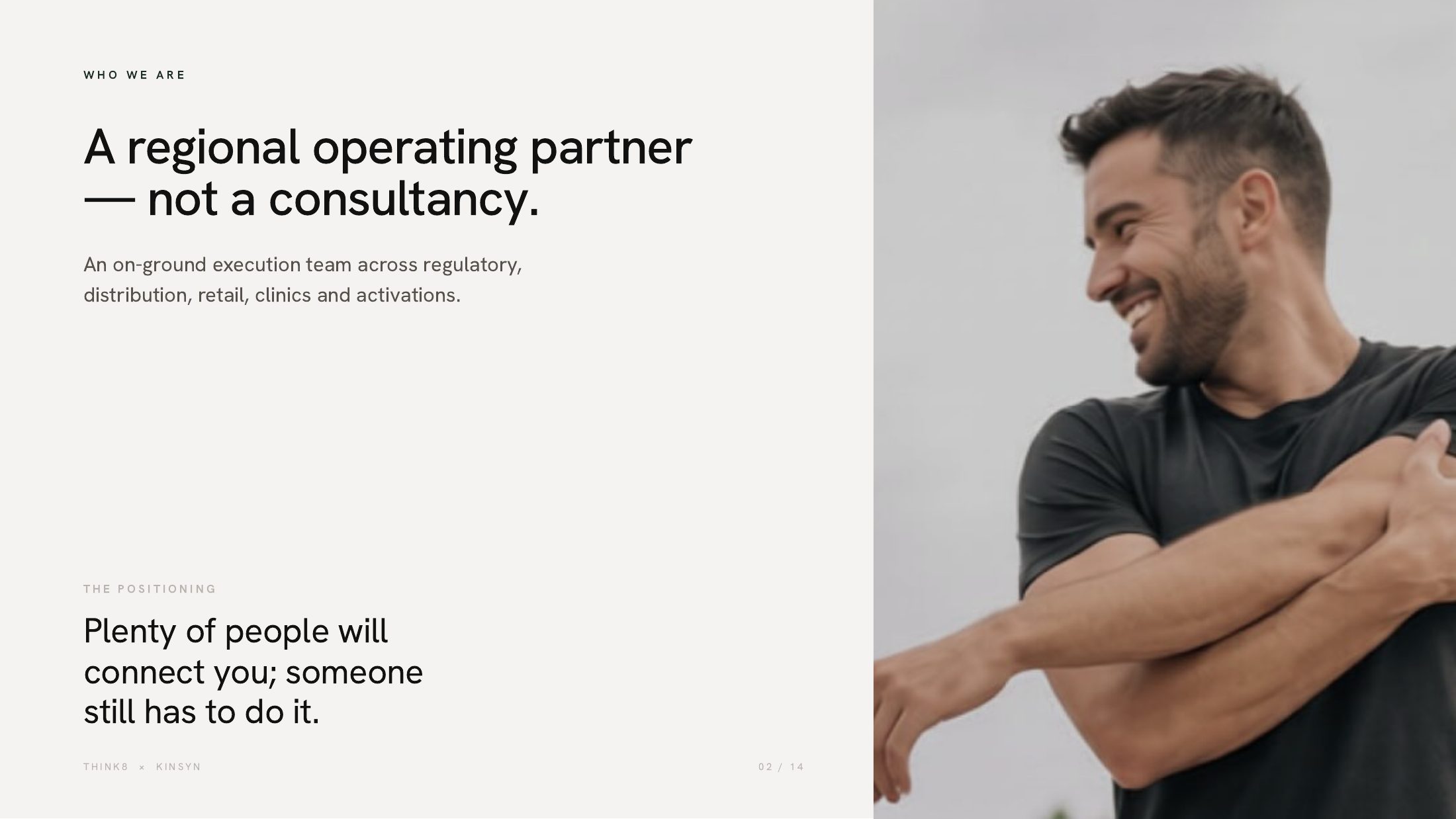 Partnership deck slide 2 of 14