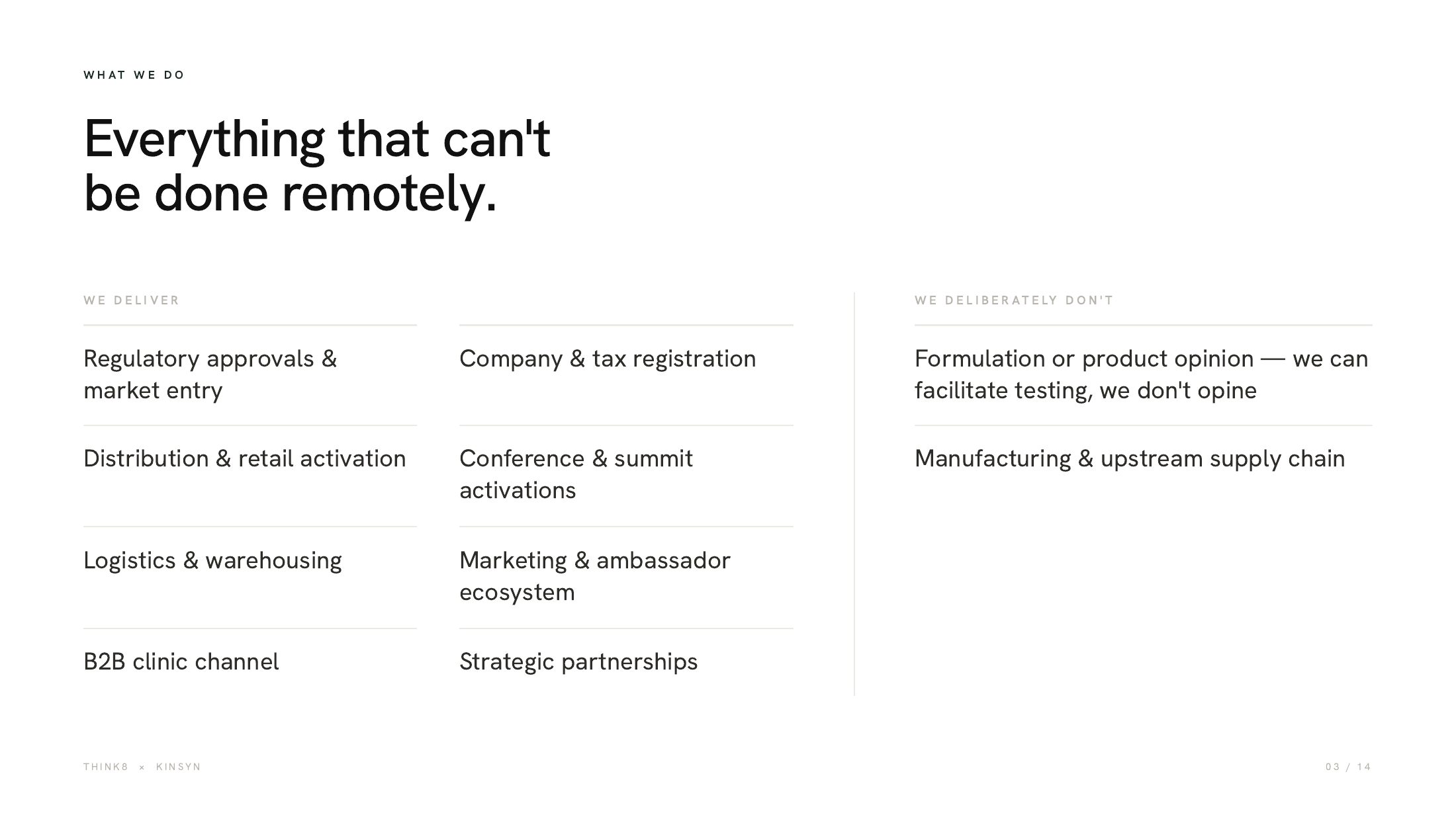 Partnership deck slide 3 of 14